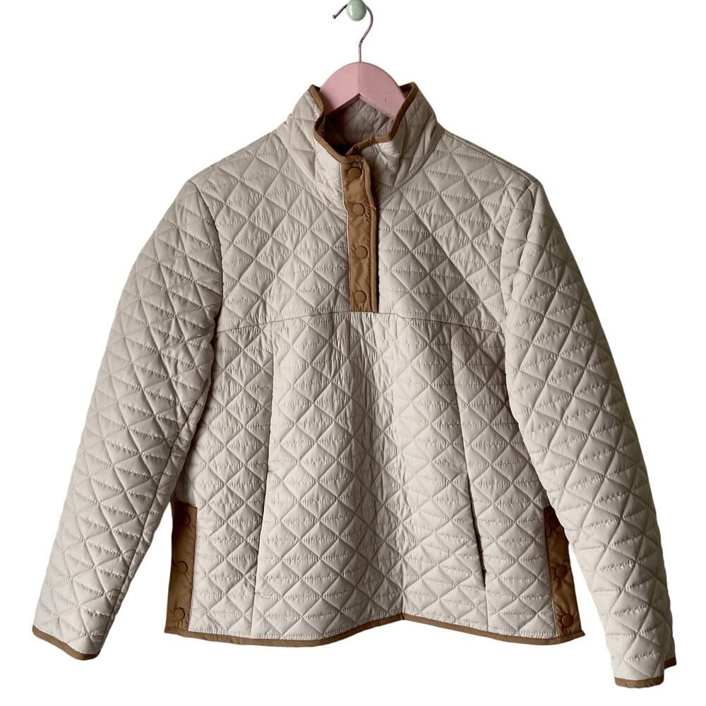 Lands’ End Quilted Puffer Pullover